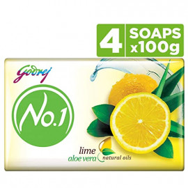 Godrej No1 Lime And Alov (100*4Gm) 1 Pack